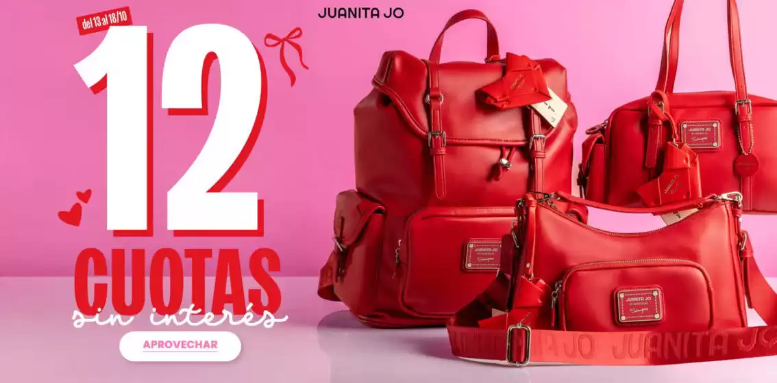 Catálogo Juanita Jo | Promocion! 12 cuotas sin interes | 2026-10-16T00:00:00.000Z - 2026-10-31T00:00:00.000Z