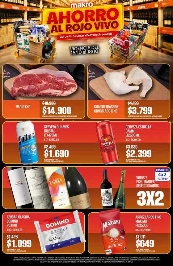 Catálogo Makro | Ahorro al rojo vivo | 2026-10-16T00:00:00.000Z - 2026-10-18T00:00:00.000Z