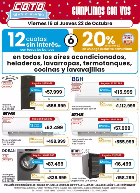 Catálogo Coto | Coto Electro Motivo 1 | 2026-10-16T00:00:00.000Z - 2026-10-22T00:00:00.000Z