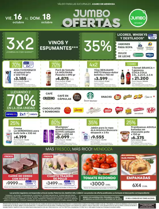 Catálogo Jumbo | Ofertas Mendoza | 2026-10-15T00:00:00.000Z - 2026-10-18T00:00:00.000Z
