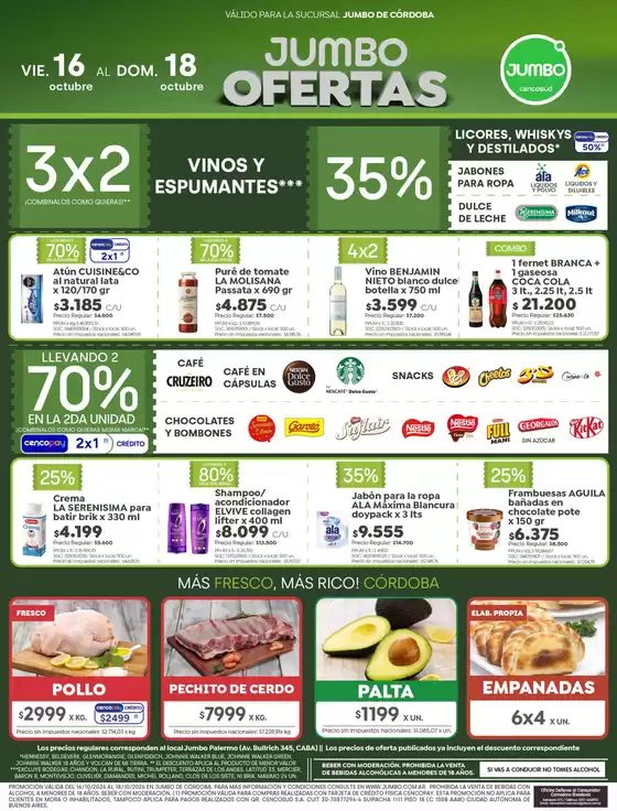 Catálogo Jumbo | Ofertas Córdoba | 2026-10-15T00:00:00.000Z - 2026-10-18T00:00:00.000Z