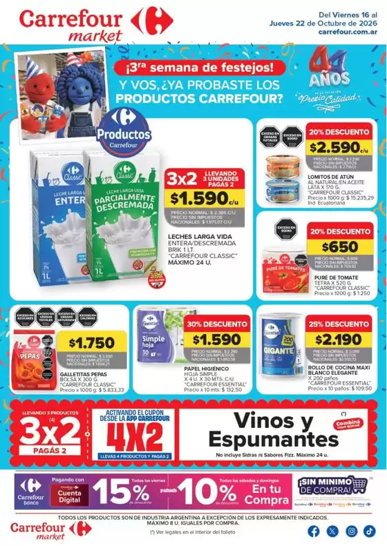 Catálogo Carrefour Market | Carrefour Market Paraná | 2026-10-16T00:00:00.000Z - 2026-10-23T00:00:00.000Z