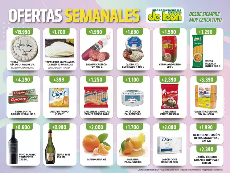 Catálogo Supermercado Tomas de Leon | Ofertas Supermercado Tomas de Leon | 2026-10-17T00:00:00.000Z - 2026-10-21T00:00:00.000Z