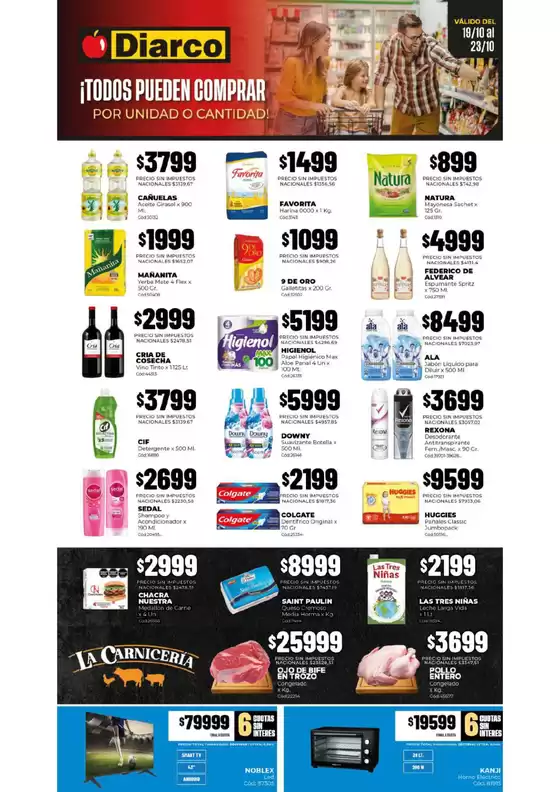 Catálogo Diarco | OFERTAS PUEBLO INTERIOR | 2026-10-19T00:00:00.000Z - 2026-10-23T00:00:00.000Z