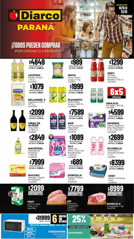 Catálogo Diarco | OFERTAS PARANÁ | 2026-10-19T00:00:00.000Z - 2026-10-23T00:00:00.000Z