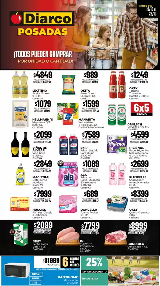 Catálogo Diarco | OFERTAS POSADAS | 2026-10-19T00:00:00.000Z - 2026-10-23T00:00:00.000Z