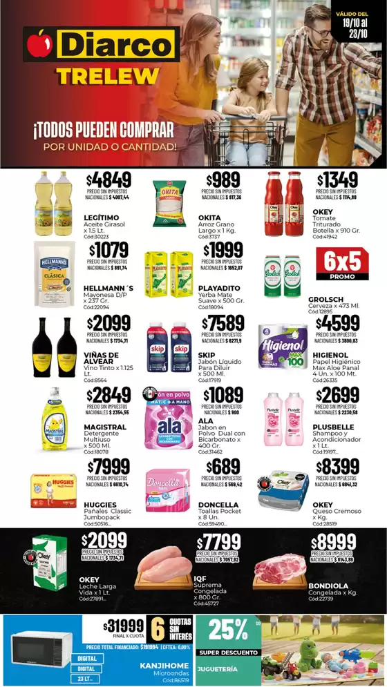 Catálogo Diarco | OFERTAS TRELEW | 2026-10-19T00:00:00.000Z - 2026-10-23T00:00:00.000Z