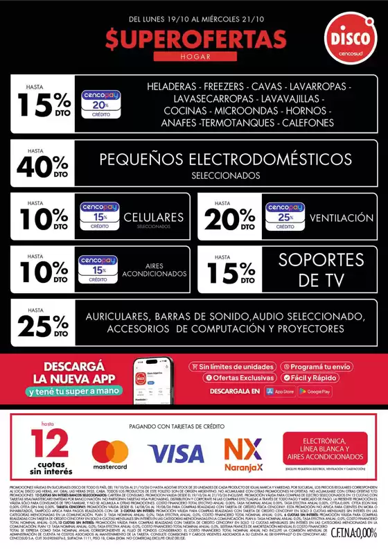 Catálogo Disco en Guillermo E. Hudson | Ofertas Electro T. Libre y más | 2026-10-18T00:00:00.000Z - 2026-10-29T00:00:00.000Z