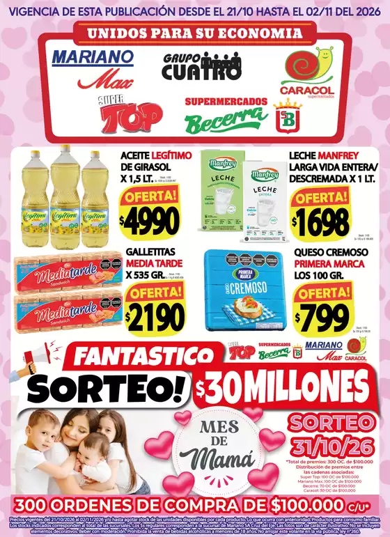 Catálogo Supermercados Mariano Max en Muñiz | Ofertas Supermercados Mariano Max | 2026-10-21T00:00:00.000Z - 2026-11-02T00:00:00.000Z
