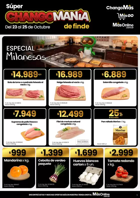 Catálogo HiperChangomas | Changomania de finde | 2026-10-23T00:00:00.000Z - 2026-10-25T00:00:00.000Z