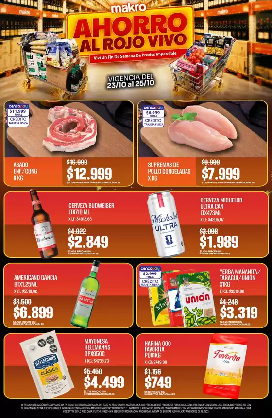 Catálogo Makro | Ahorro al rojo vivo | 2026-10-23T00:00:00.000Z - 2026-10-25T00:00:00.000Z