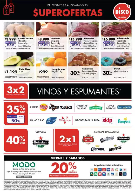 Catálogo Disco | Ofertas Bs. As. y Santa Fé | 2026-10-22T00:00:00.000Z - 2026-10-25T00:00:00.000Z
