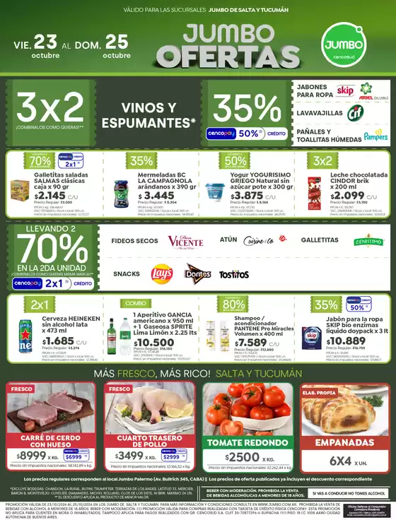 Catálogo Jumbo | Ofertas Salta Tucumán | 2026-10-22T00:00:00.000Z - 2026-10-25T00:00:00.000Z