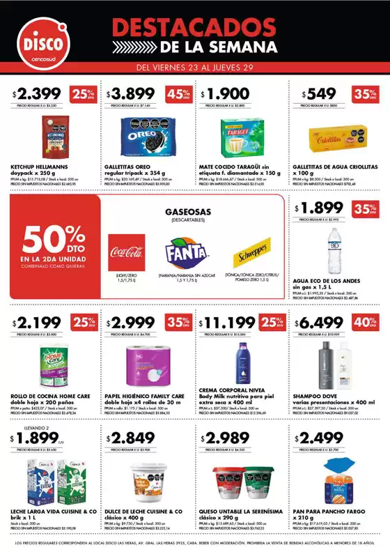 Catálogo Disco | Destacados - Ofertas I Nacional | 2026-10-22T00:00:00.000Z - 2026-10-29T00:00:00.000Z