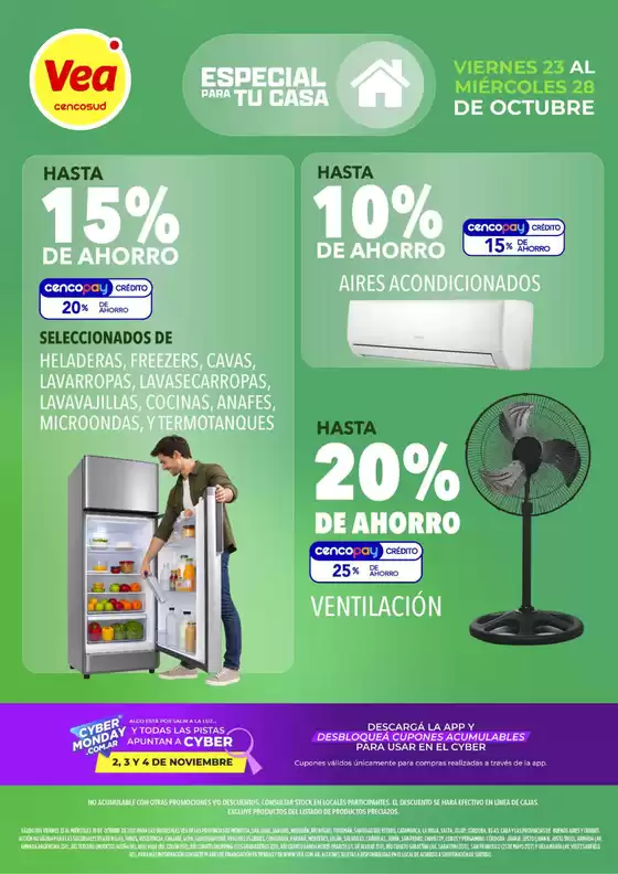 Catálogo Supermercados Vea | Especial para tu casa | 2026-10-23T00:00:00.000Z - 2026-10-28T00:00:00.000Z
