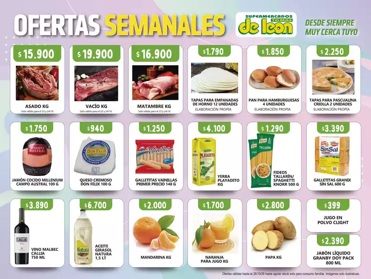Catálogo Supermercado Tomas de Leon | Ofertas Supermercado Tomas de Leon | 2026-10-24T00:00:00.000Z - 2026-10-28T00:00:00.000Z