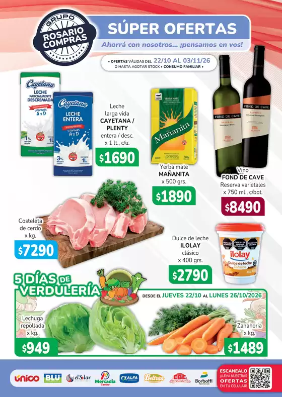 Catálogo Unico Supermercados | Ofertasunicolavalle | 2026-10-22T00:00:00.000Z - 2026-11-03T00:00:00.000Z