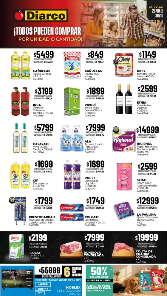 Catálogo Diarco | OFERTAS SUR | 2026-10-26T00:00:00.000Z - 2026-10-30T00:00:00.000Z