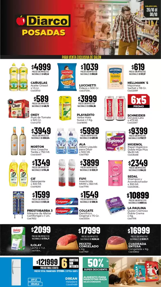 Catálogo Diarco | OFERTAS POSADAS | 2026-10-26T00:00:00.000Z - 2026-10-30T00:00:00.000Z