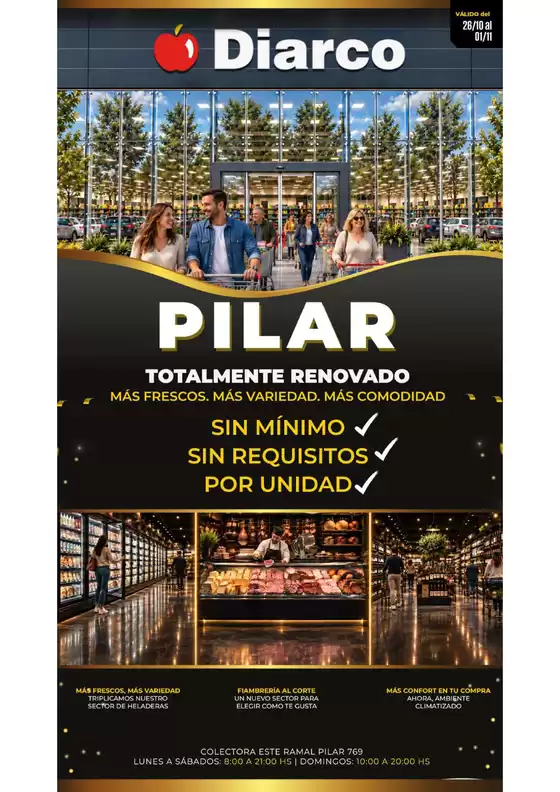 Catálogo Diarco | OFERTAS PILAR | 2026-10-26T00:00:00.000Z - 2026-11-01T00:00:00.000Z