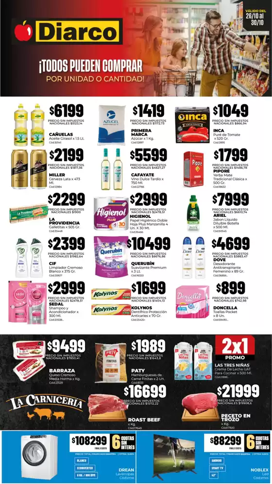 Catálogo Diarco | OFERTAS PUEBLO SUR | 2026-10-26T00:00:00.000Z - 2026-10-30T00:00:00.000Z