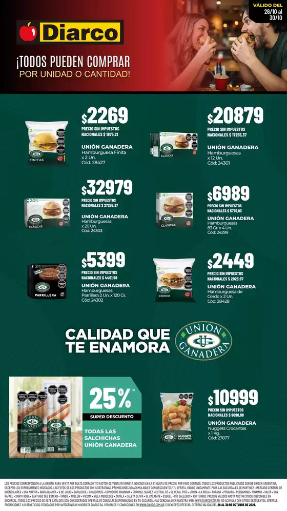 Catálogo Diarco | ESPECIAL UNIÓN GANADERA | 2026-10-26T00:00:00.000Z - 2026-10-30T00:00:00.000Z