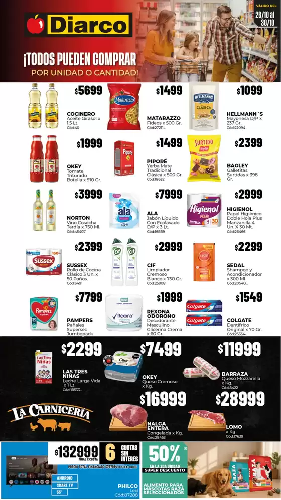 Catálogo Diarco | OFERTAS TDF | 2026-10-26T00:00:00.000Z - 2026-10-30T00:00:00.000Z