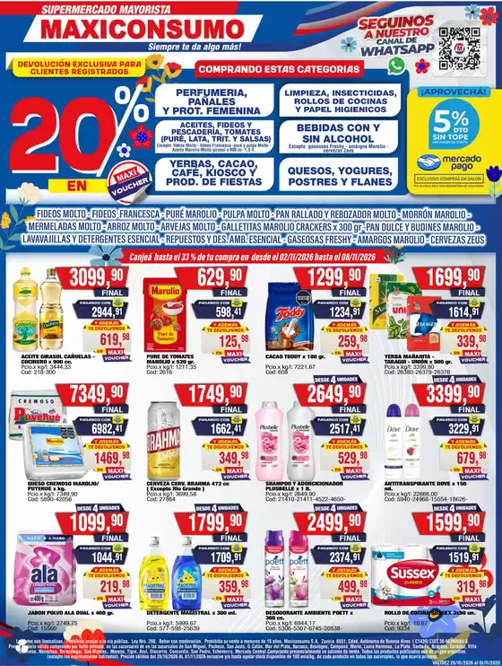 Catálogo Maxiconsumo | Revista n 1022 26 10 2026 final 6 zona 1 | 2026-10-26T00:00:00.000Z - 2026-11-01T00:00:00.000Z