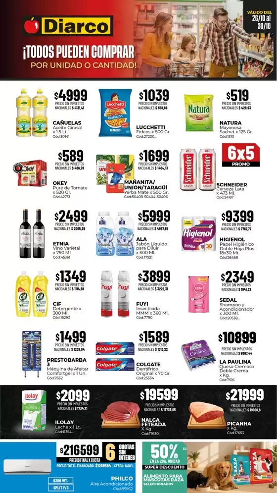 Catálogo Diarco | OFERTAS GBA | 2026-10-26T00:00:00.000Z - 2026-10-30T00:00:00.000Z