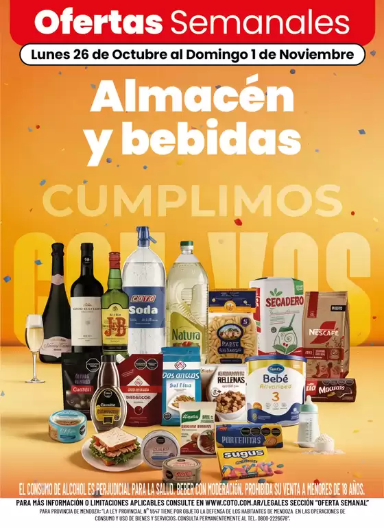 Catálogo Coto | Coto Revista Semanal Alimentos | 2026-10-26T00:00:00.000Z - 2026-11-01T00:00:00.000Z