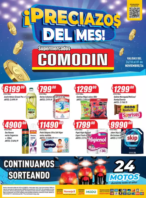 Catálogo Supermercados Comodin | 2026212 | 2026-10-26T00:00:00.000Z - 2026-11-01T00:00:00.000Z