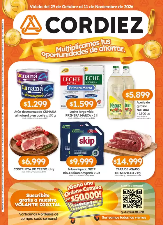 Catálogo Cordiez | Ofertas Cordiez | 2026-10-29T00:00:00.000Z - 2026-11-11T00:00:00.000Z