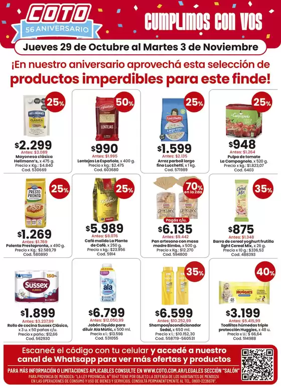 Catálogo Coto | Coto Salon Productos Motivo 1 | 2026-10-29T00:00:00.000Z - 2026-11-03T00:00:00.000Z