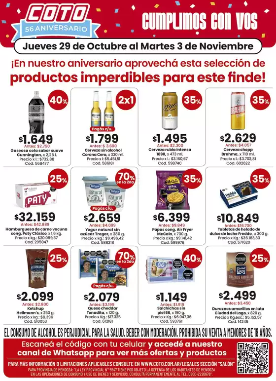 Catálogo Coto | Coto Salon Productos Motivo 2 2910 OK | 2026-10-29T00:00:00.000Z - 2026-11-03T00:00:00.000Z