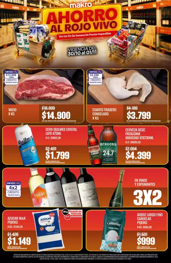 Catálogo Makro | Ahorro al rojo vivo | 2026-10-30T00:00:00.000Z - 2026-11-01T00:00:00.000Z
