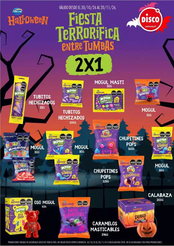 Catálogo Disco | FOLLETO HALLOWEEN 26.10 | 2026-10-30T00:00:00.000Z - 2026-11-20T00:00:00.000Z