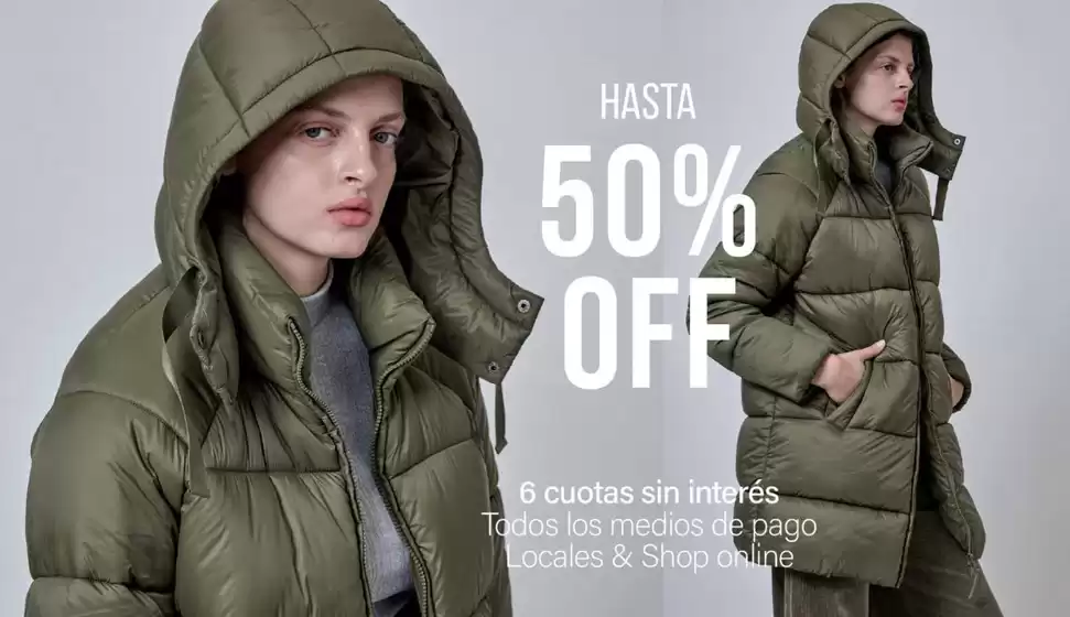 Hasta 50% off