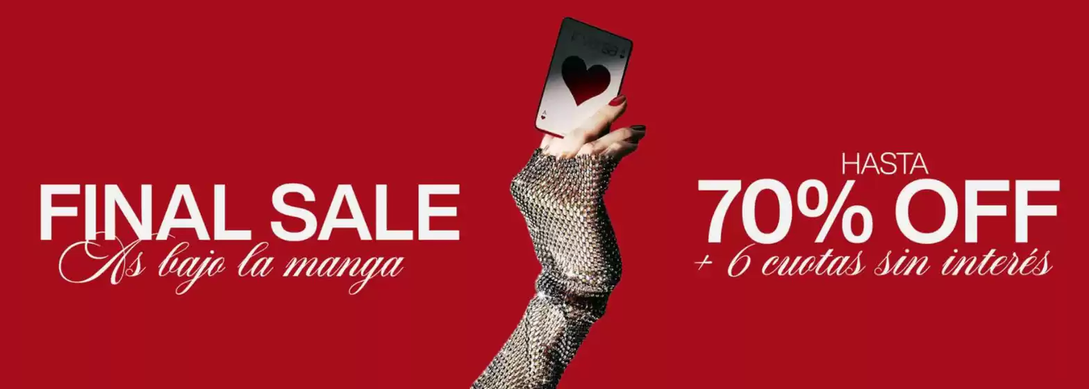 Catálogo Inversa en Berazategui | Final Sale hasta 70% | 2025-07-16T00:00:00.000Z - 2025-07-31T00:00:00.000Z