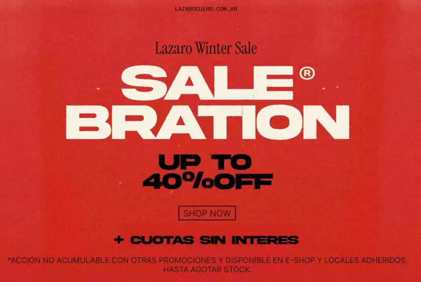 Catálogo Lazaro en Córdoba | Sale Bration | 2025-07-16T00:00:00.000Z - 2025-07-31T00:00:00.000Z