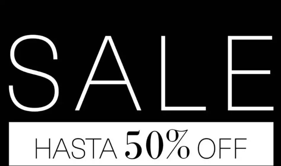 Hasta 50% off
