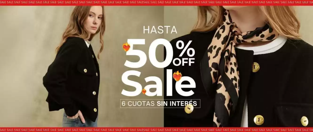 Hasta 50% off