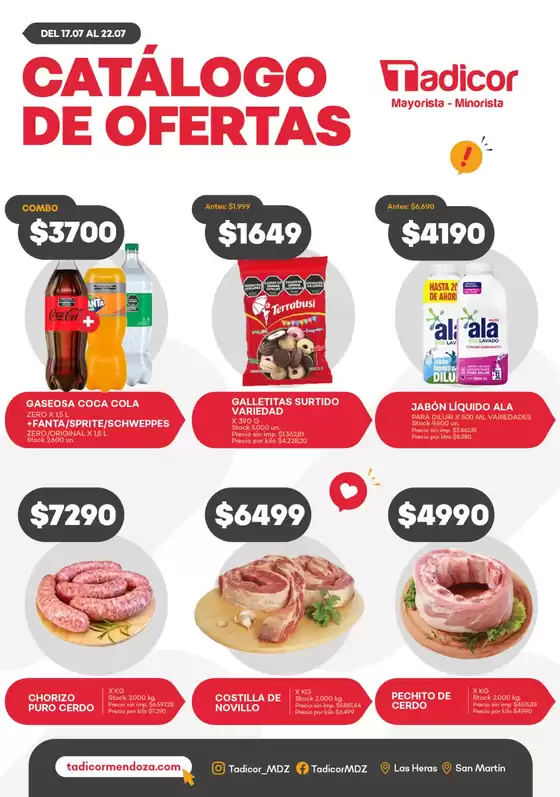 Catálogo Supermercados Tadicor