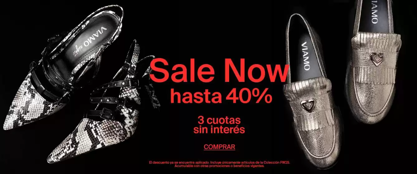 Sale Now. Hasta 40%