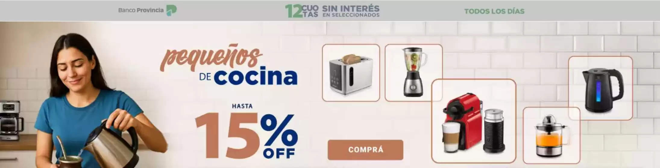Promoción! Hasta 15% off