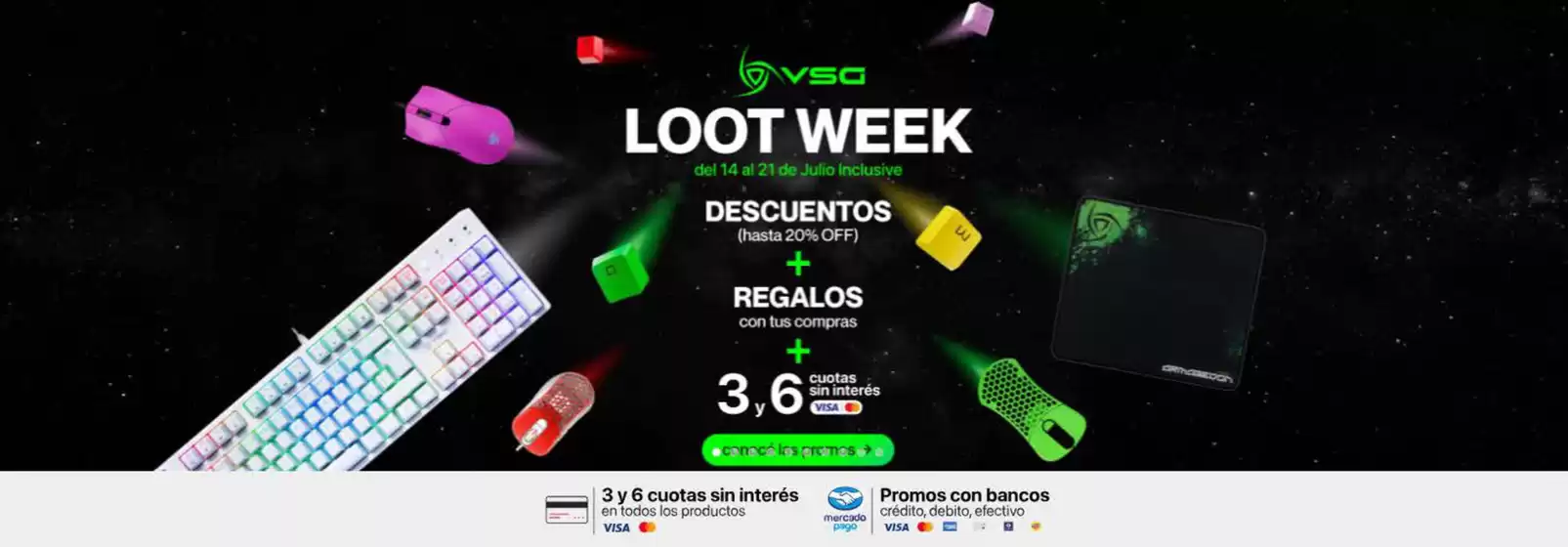 3 y 6 cuotas sin interes!!