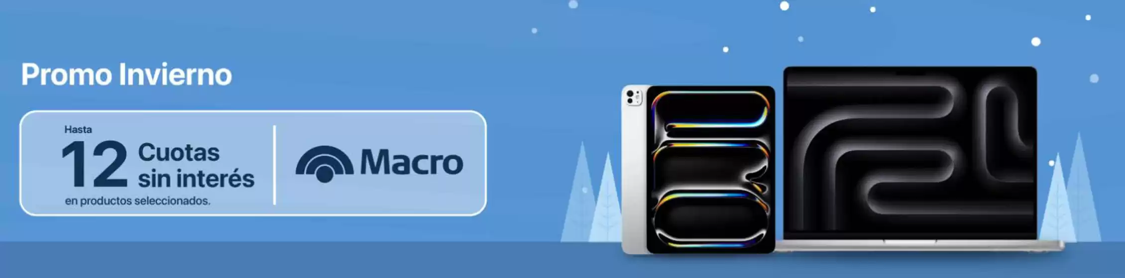 Promo invierno. Hasta 12 cuotas sin interes