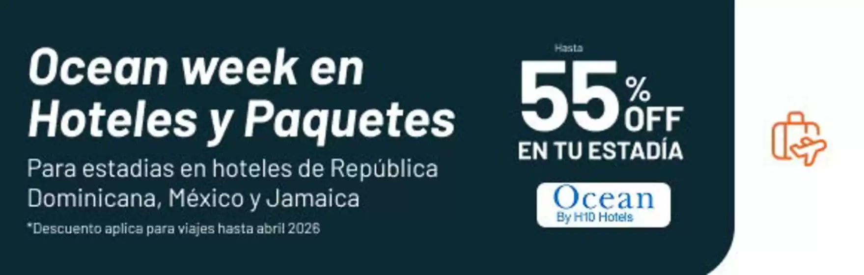 Hasta 55% off