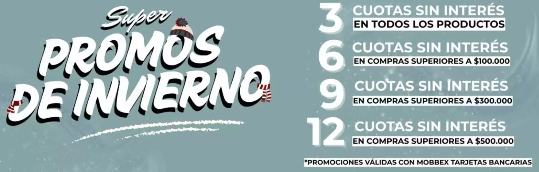 Super promos de invierno