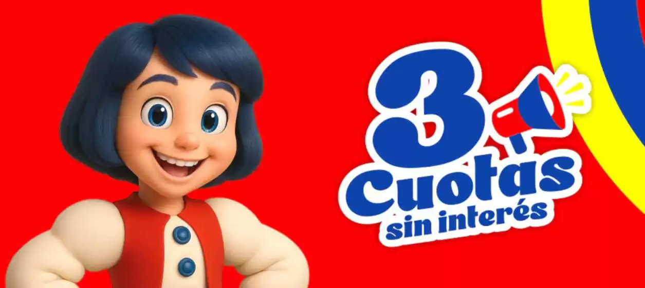 3 cuotas sin interes!!