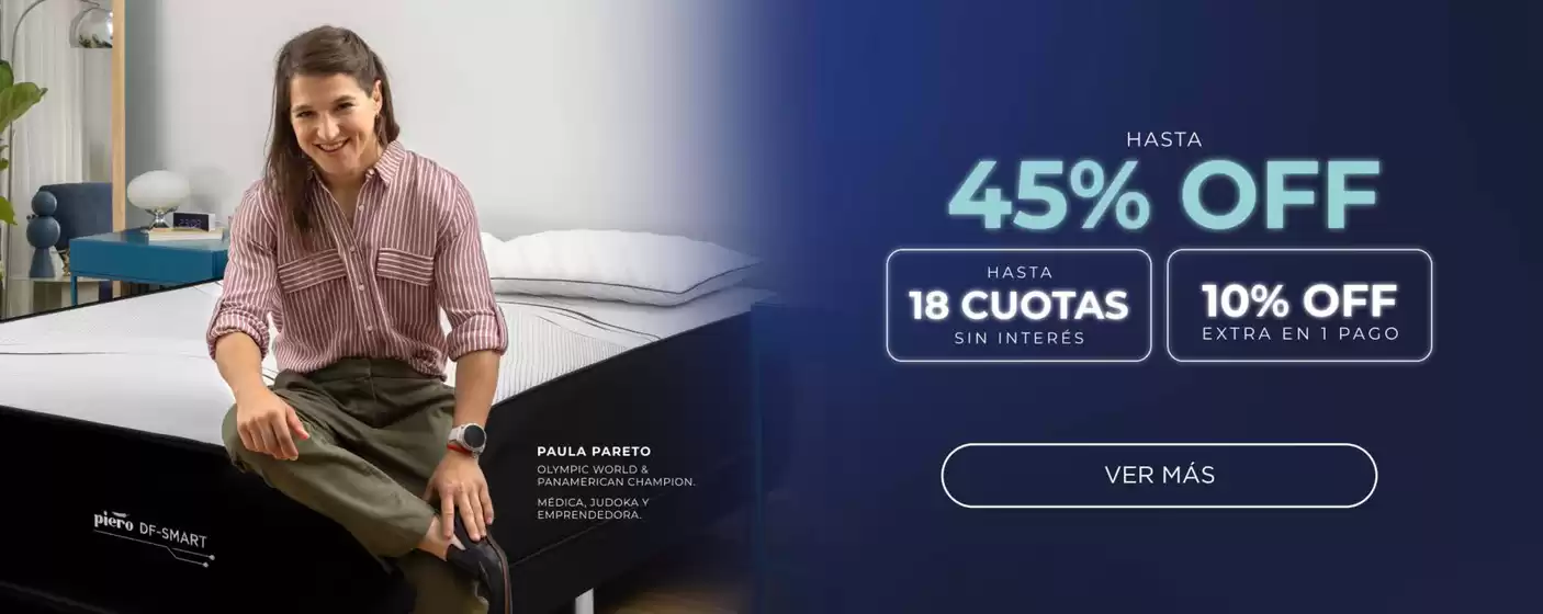 Hasta 45% off